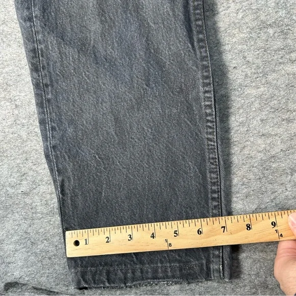 Vintage Levi’s 501 0658 Jeans Mens 28x28 Black 80s Made In USA Button Fly Repair